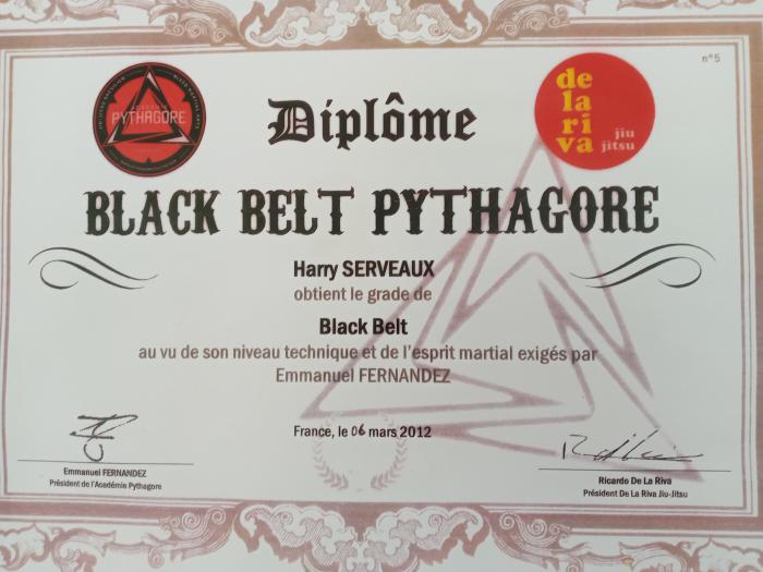 Black belt · March 6, 2012 · Promoted by Emmanuel Fernandez