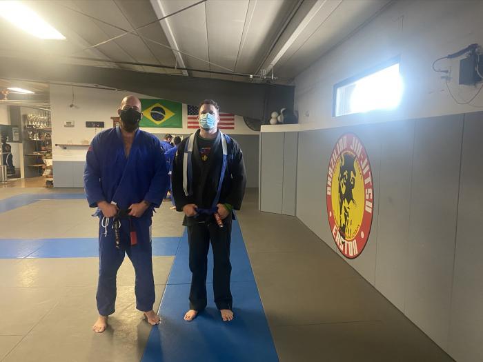 Blue belt · October 24, 2020 · Promoted by Alex Huddleston