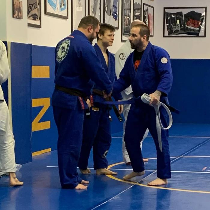 Blue belt · November 22, 2020 · Promoted by Tom Svingala