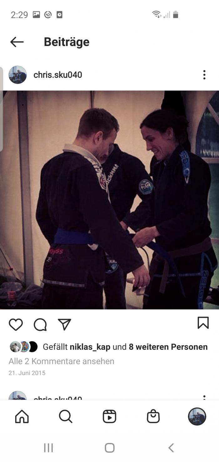 Blue belt · June 21, 2015 · Promoted by Ana Yagües