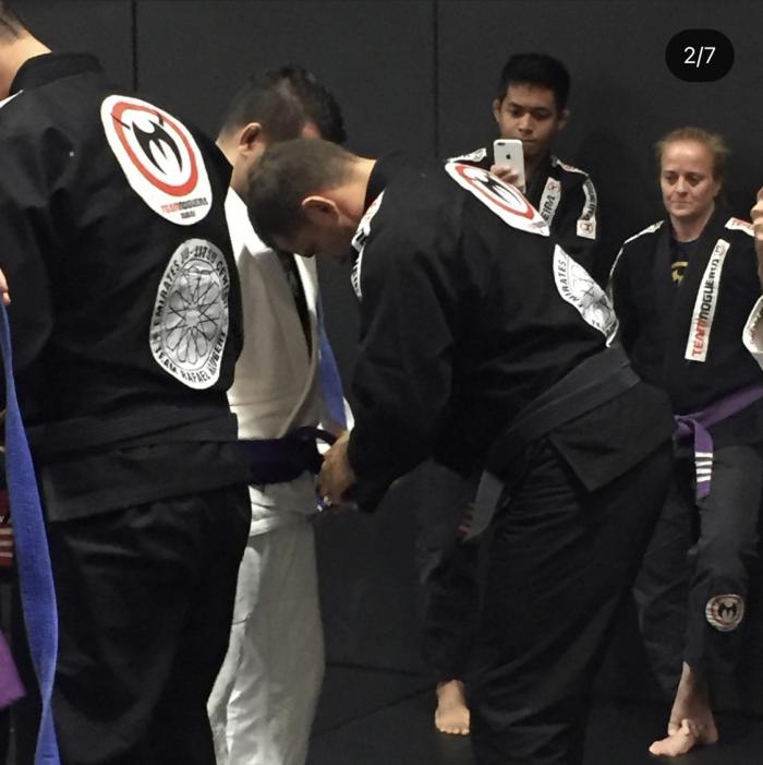 Purple belt · December 16, 2017 · Promoted by Rafael Haubert