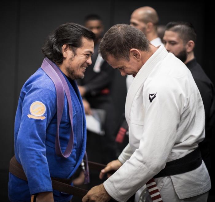 2020 Brown belt with Professor Rafael Haubert