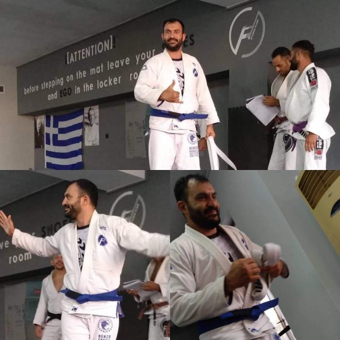Blue belt · June 22, 2019 · Promoted by Ioannis Marakakis
