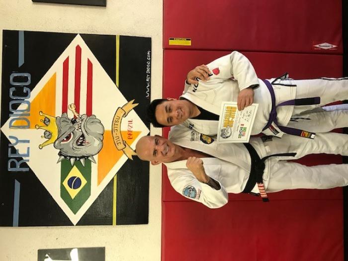 Purple belt · December 17, 2016 · Promoted by Rey Diogo