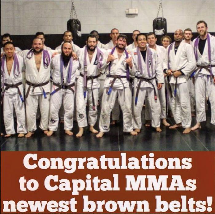 Brown belt · December 12, 2015 · Promoted by Lamonte Tyler