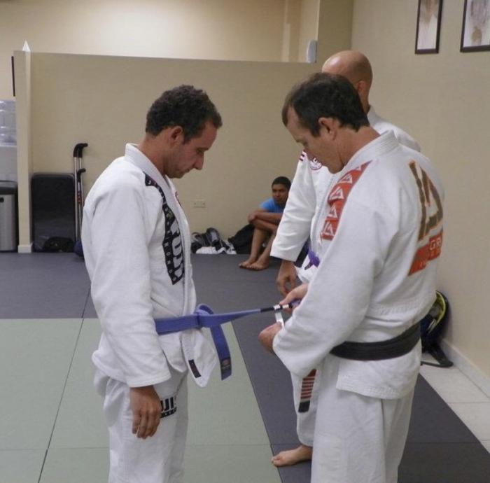 Blue belt · September 10, 2012 · Promoted by Rilion Gracie