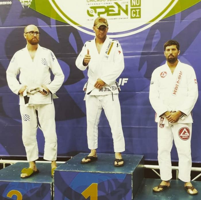 White belt Gold Master 1 middleweight 08/2018