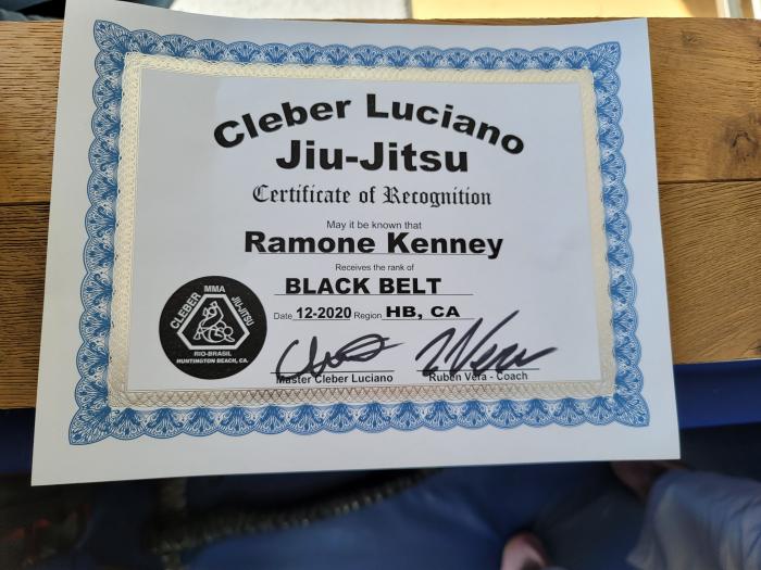 Black belt · December 5, 2020 · Promoted by Ruben Vera