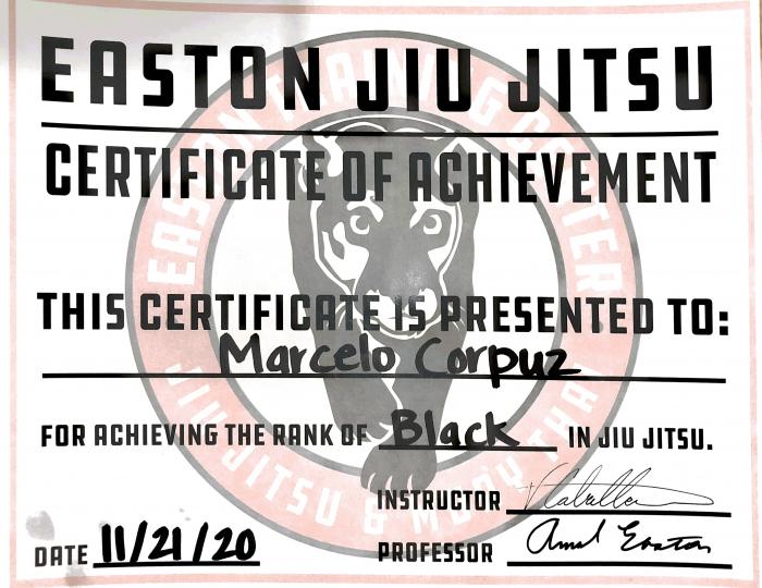 Black belt · November 21, 2020 · Promoted by Amal Easton