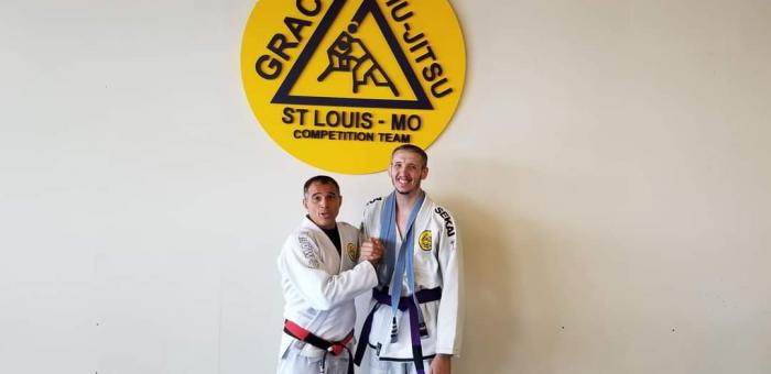 Purple belt · June 30, 2018 · Promoted by Jw Wright