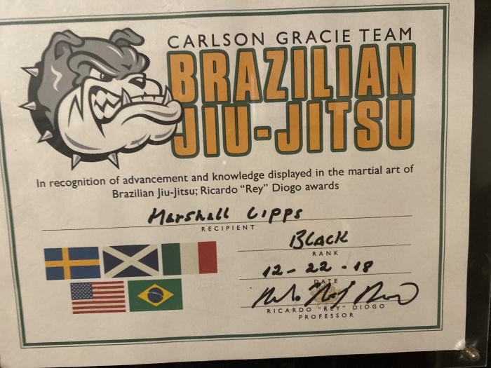 Black belt · December 22, 2018 · Promoted by Ricardo “Rey” Diogo