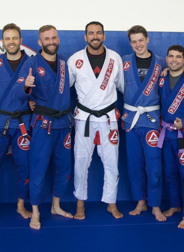 After training with the crew with Braulio Estima