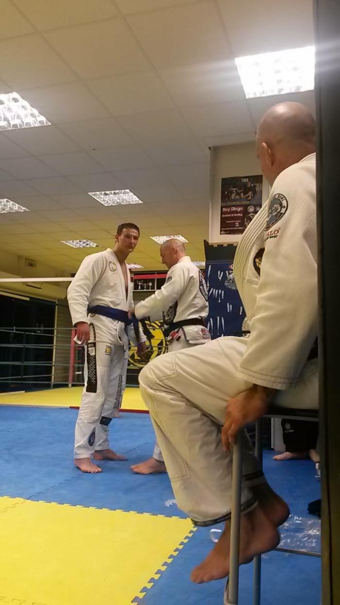 Blue belt · September 21, 2015 · Promoted by Peter Richardson