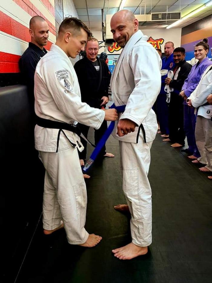 Blue belt · December 8, 2020 · Promoted by Justin Overton