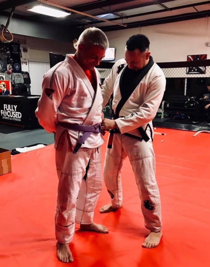Purple belt · March 1, 2018 · Promoted by Professor Aaron Martinez