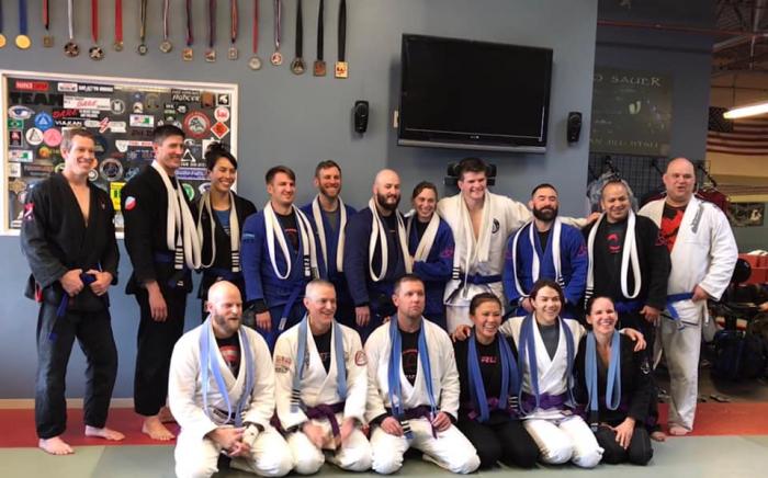 Purple belt · April 13, 2019 · Promoted by John Carlquist
