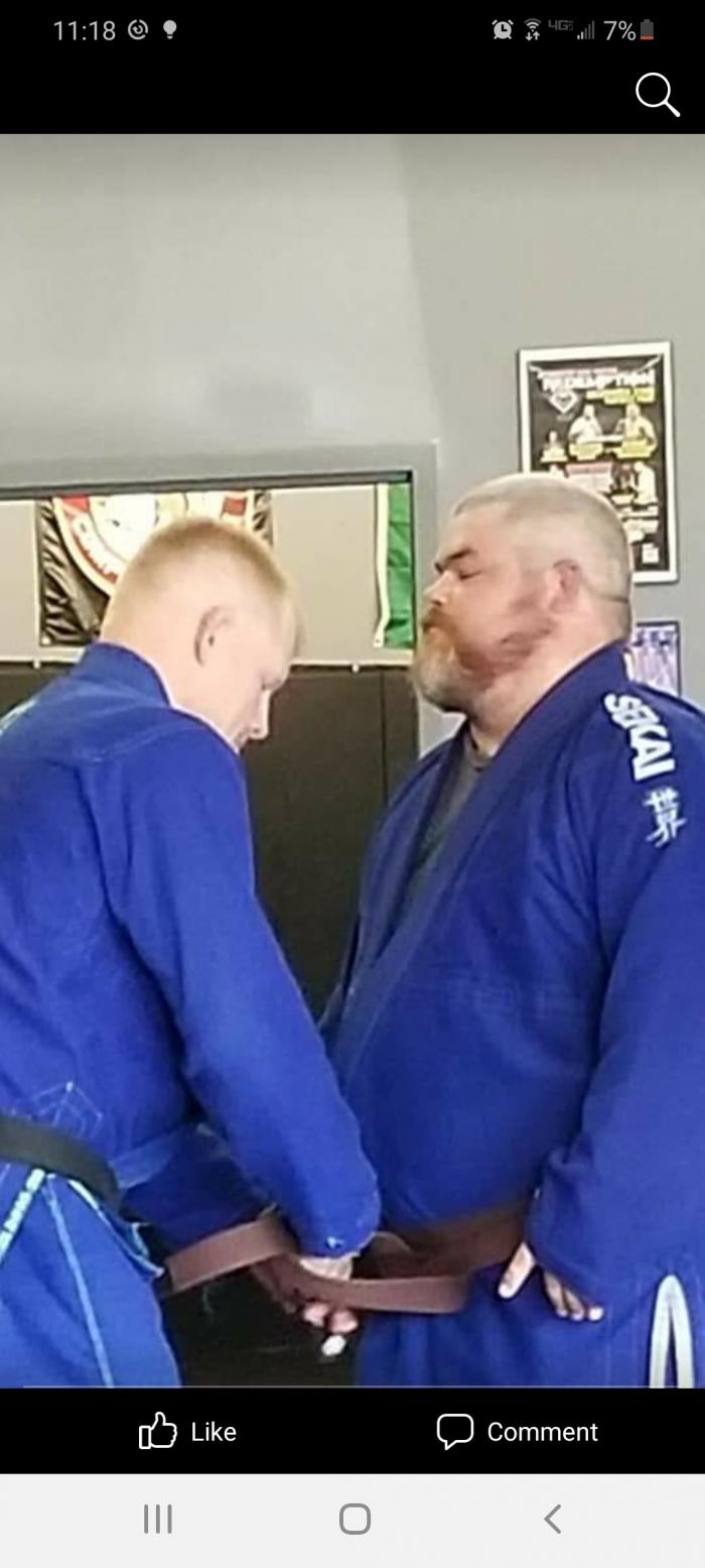 Brown belt · July 27, 2019 · Promoted by Shawn Hammonds