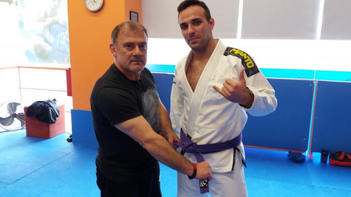 Purple belt · April 7, 2017 · Promoted by Antonios Kapadoukakis