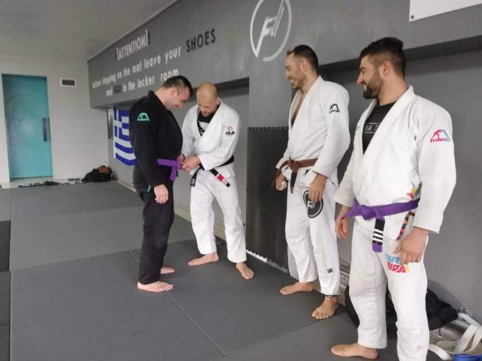 Purple belt · April 7, 2017 · Promoted by Antonios Kapadoukakis