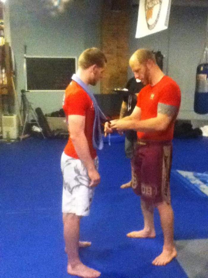 Blue belt · February 11, 2012 · Promoted by Jay Bell