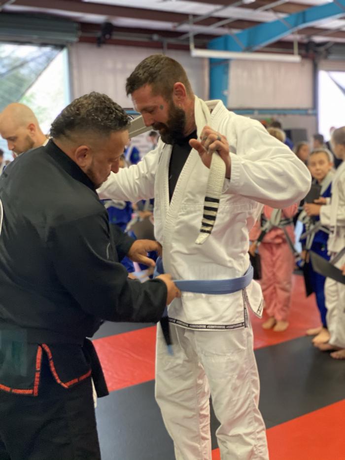 Blue belt · December 12, 2020 · Promoted by Coach David Iturrino &Coach Annie Iturrino