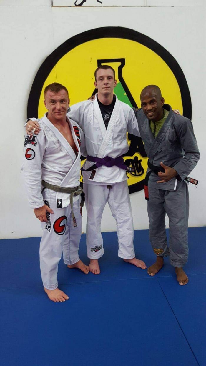 Purple belt · August 17, 2016 · Promoted by Jonathan bradley