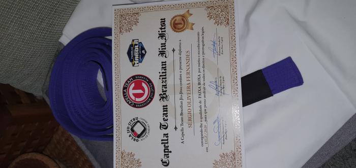 Purple belt · November 12, 2021 · Promoted by Giovanni Capella