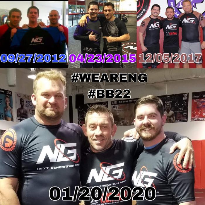 Purple belt · April 23, 2015 · Promoted by Chris Brennan