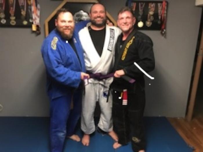 Purple belt · December 13, 2020 · Promoted by Professor Steve Burges