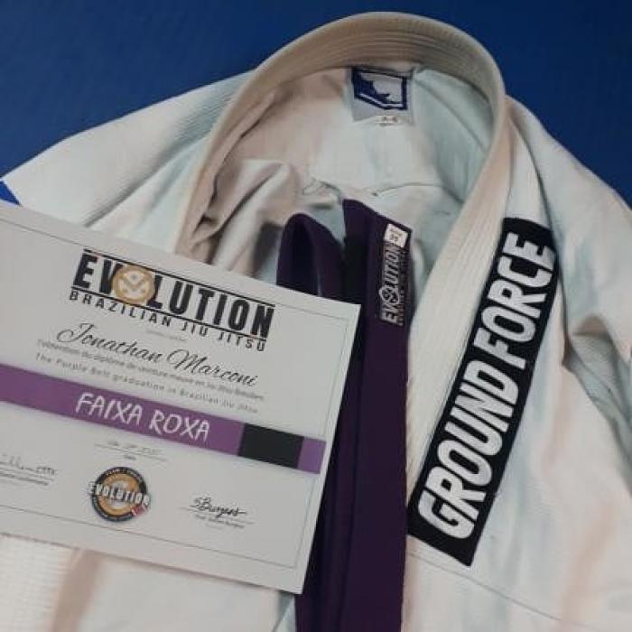 Purple belt · December 13, 2020 · Promoted by Professor Steve Burges