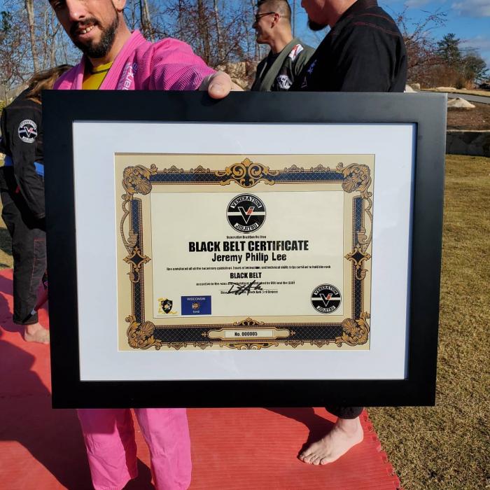 Black belt · December 5, 2020 · Promoted by David Rosenmarkle