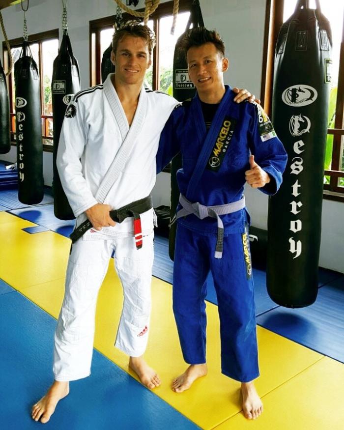 Me and Clark Gracie. Bali, Indonesia 2016.