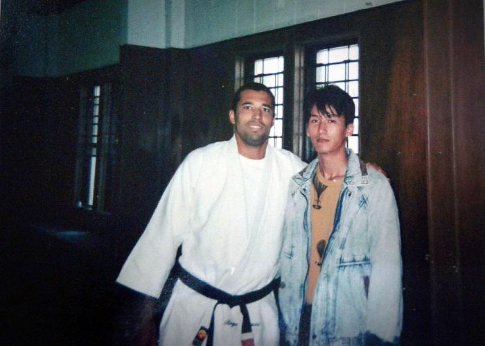 Me and Royce Gracie, Gracie Torrance, California. Around April 1999. It was the bigeest moment when i met the legend.