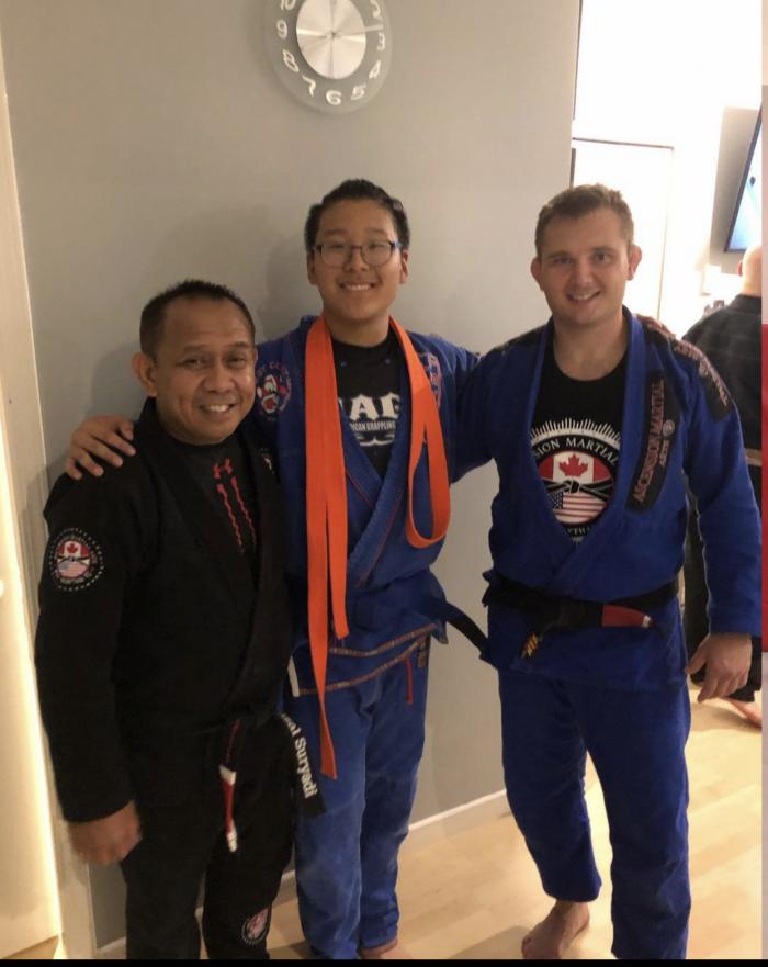 Blue belt · September 17, 2019 · Promoted by Shawn Albrecht