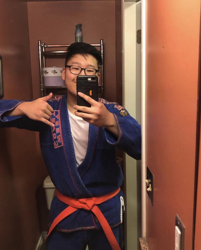 Orange belt · January 10, 2019 · Promoted by Shawn Albrecht
