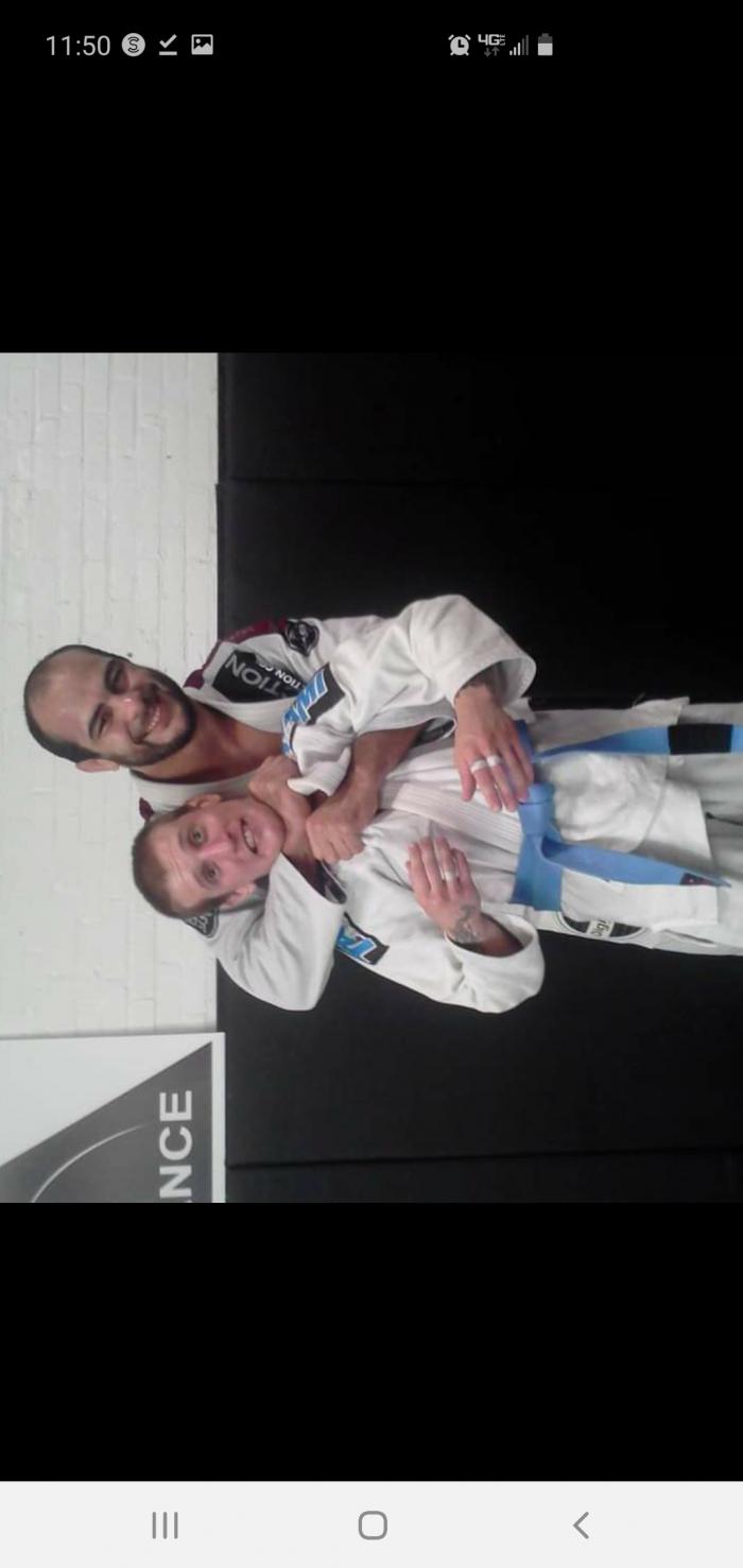 Blue belt · October 20, 2014 · Promoted by Eric cady