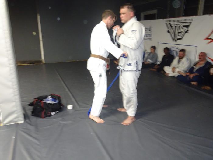 Blue belt · November 20, 2020 · Promoted by Jeremy Pender