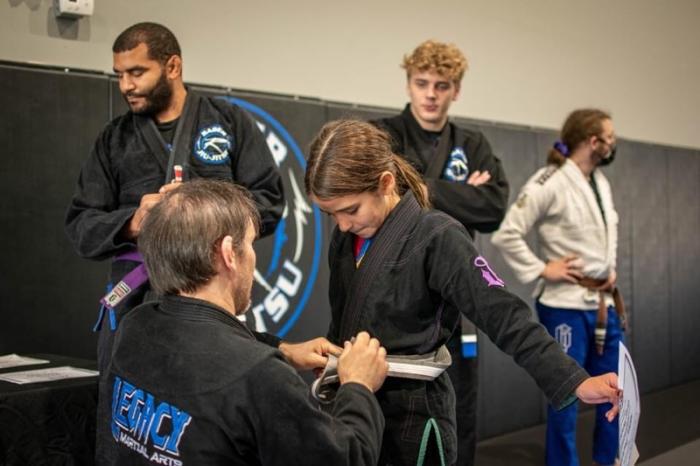 Gray belt · August 1, 2020 · Promoted by Justin Rader