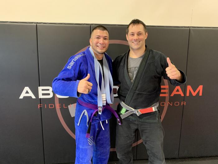 Purple belt · November 16, 2020 · Promoted by Daniel Simmler