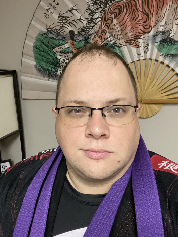 Purple belt · October 8, 2020 · Promoted by Brandon McClure