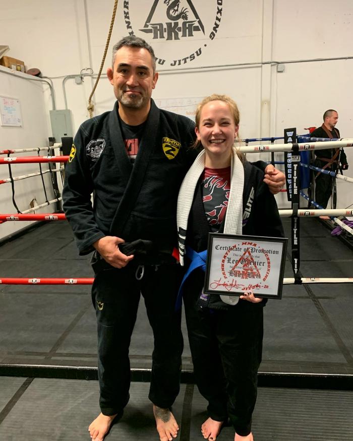Blue belt · October 29, 2020 · Promoted by Landon Showalter