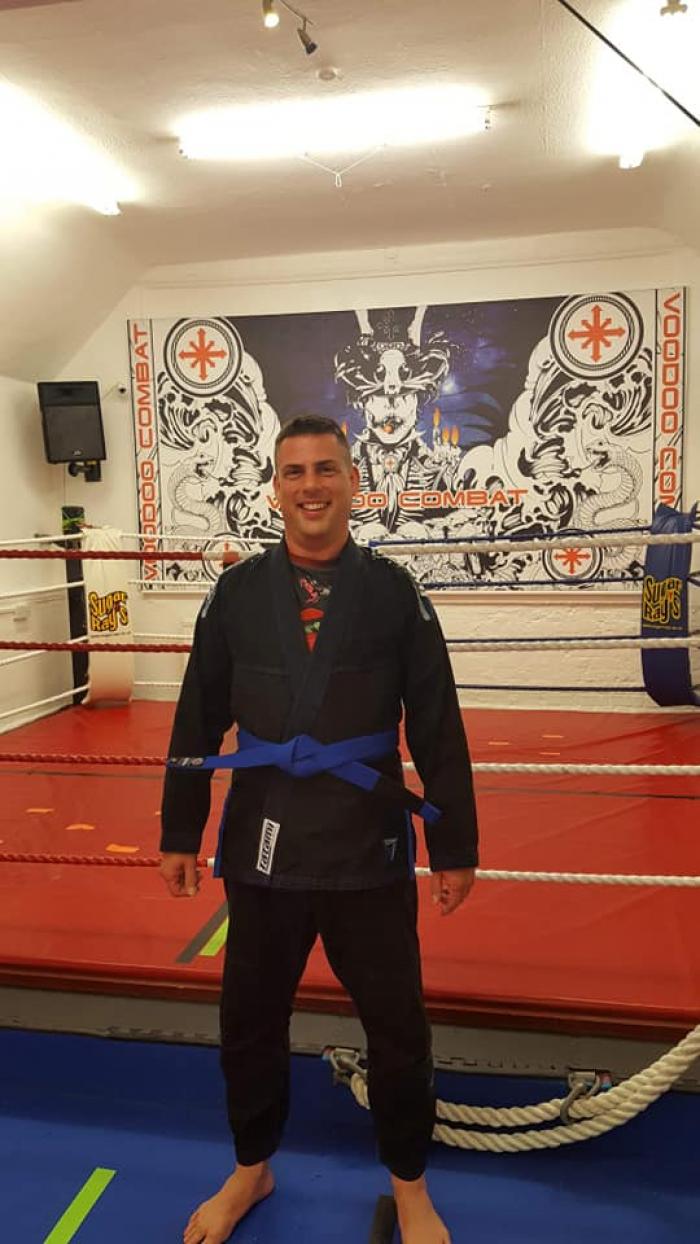 Blue belt · September 17, 2020 · Promoted by Dave Kari
