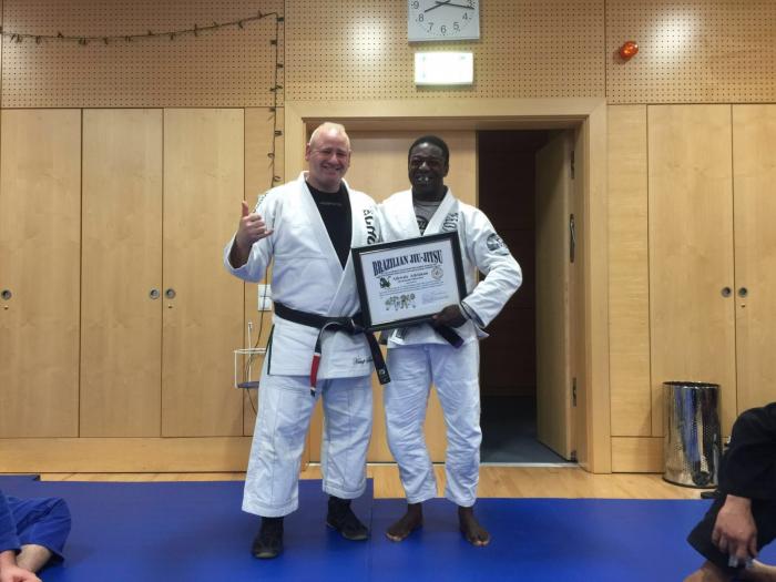 Purple belt · January 21, 2016 · Promoted by Vinnie Carlucci