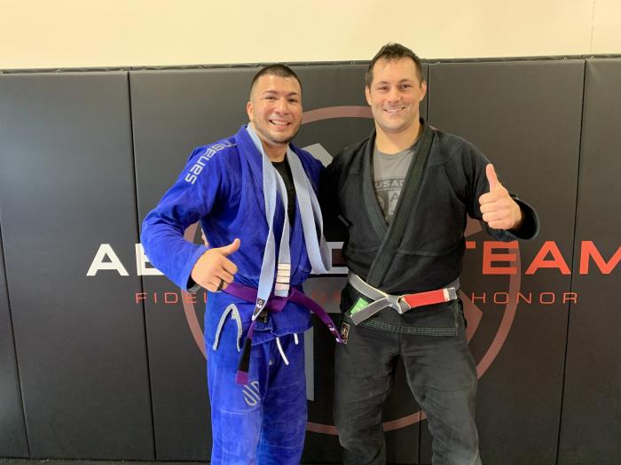 Purple belt promotion