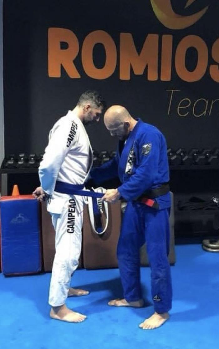 Blue belt · April 4, 2018 · Promoted by Pantelis Panagidis