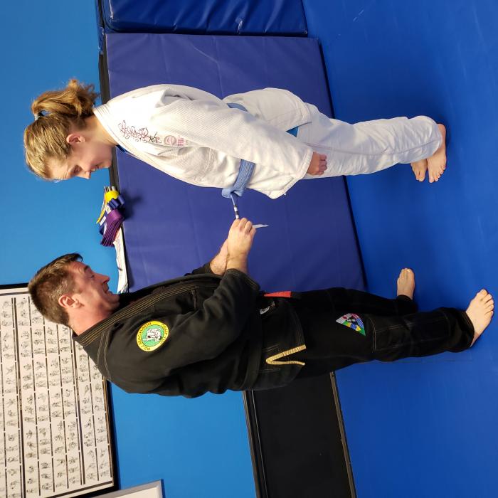 Blue belt · April 30, 2019 · Promoted by James Wall