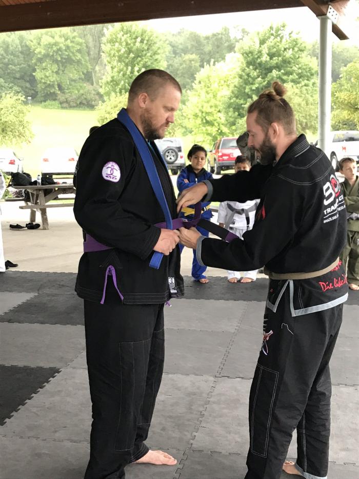 Purple belt · August 31, 2019 · Promoted by John Devall