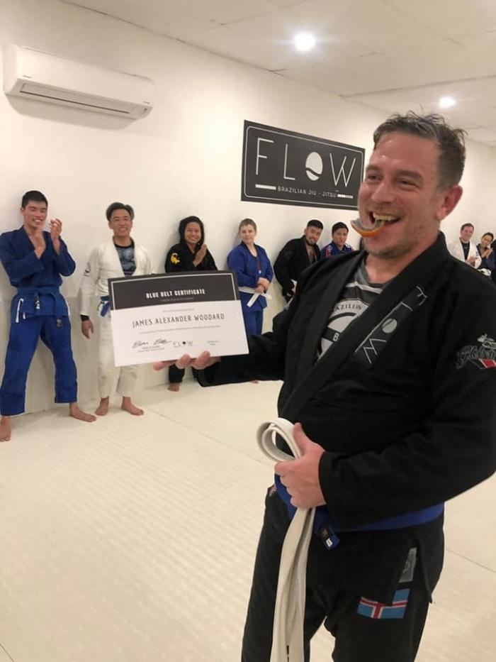Blue belt · February 25, 2019 · Promoted by Erno Elgland