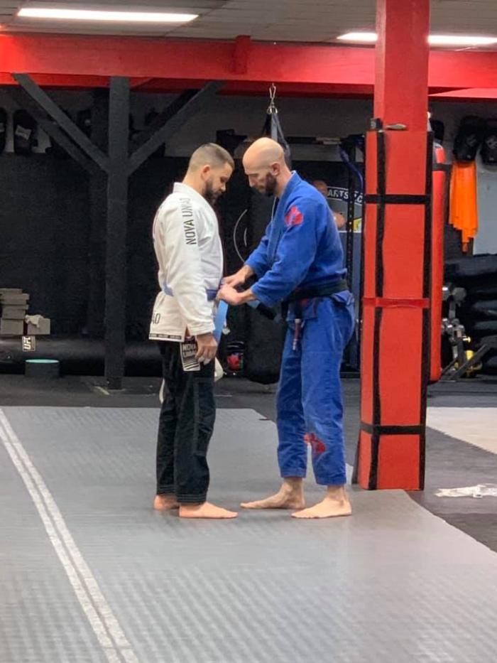 Blue belt · February 7, 2020 · Promoted by Professor Mark Buntich