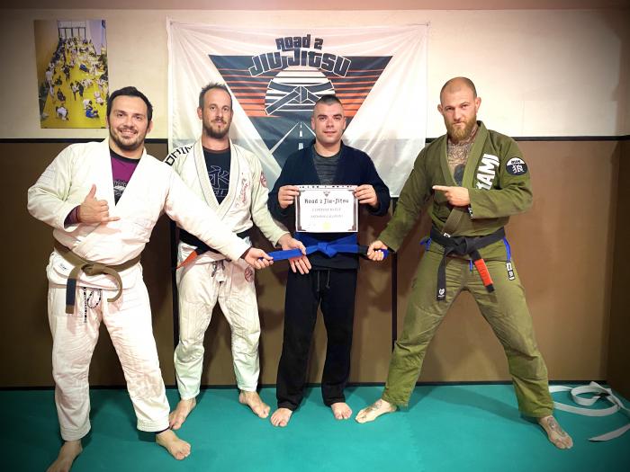 Blue belt promotion